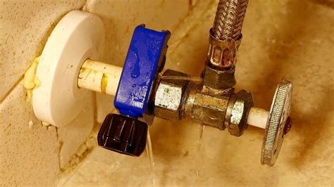 How to Replace a Leaking Shutoff Valve Under a Sink.